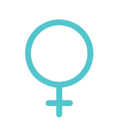 Female gender symbol icon